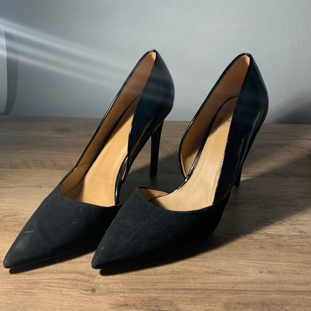 Black heels like new